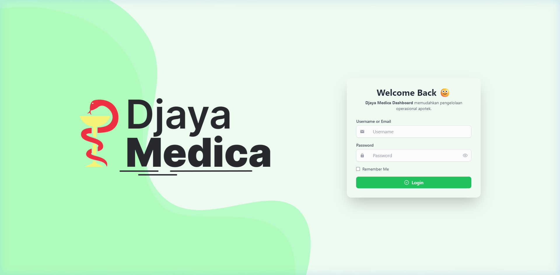 Dashboard Djaya Medica